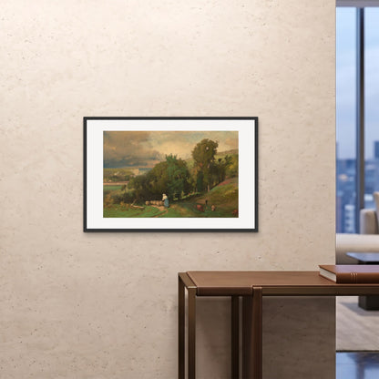 Orlonzo - FRAMED PRINT BLACK 9060cm3624 ROOM