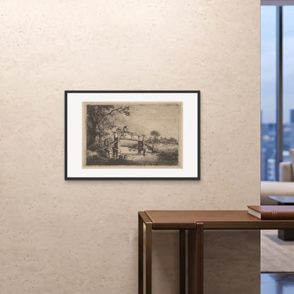 Orlonzo - FRAMED PRINT BLACK 9060cm3624 ROOM