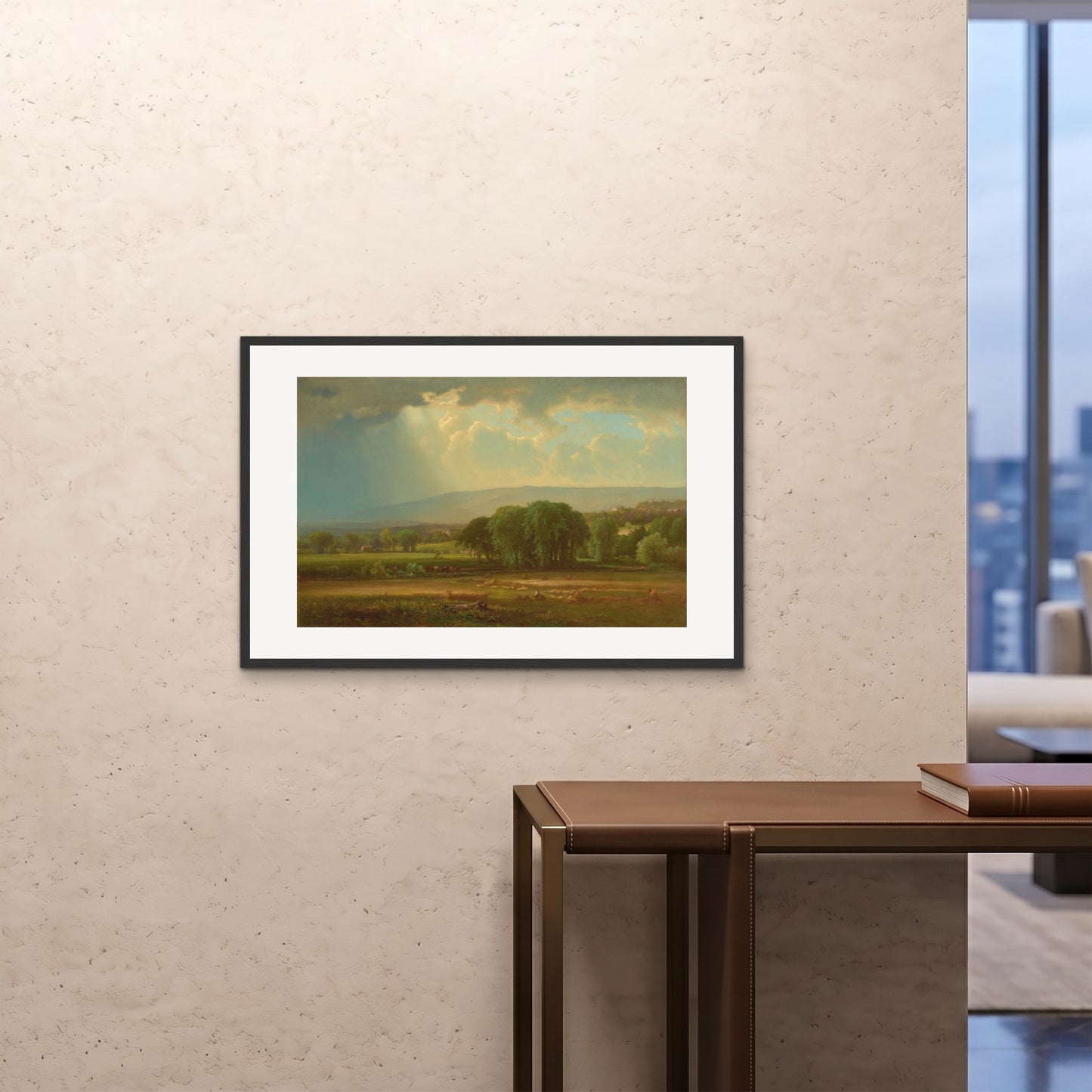 Orlonzo - FRAMED PRINT BLACK 9060cm3624 ROOM