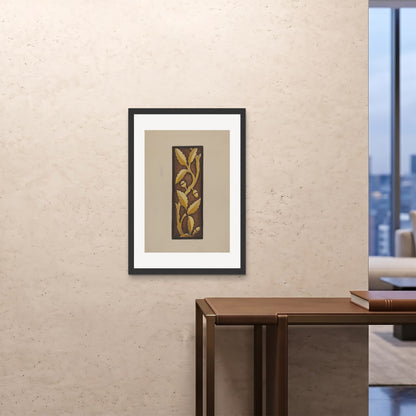 Orlonzo - FRAMED PRINT BLACK A1594x841cm ROOM