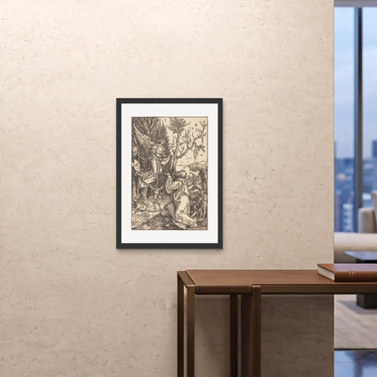 Orlonzo - FRAMED PRINT BLACK A1594x841cm ROOM