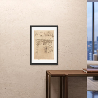 Orlonzo - FRAMED PRINT BLACK A1594x841cm ROOM
