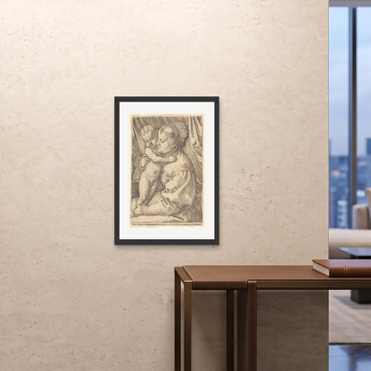 Orlonzo - FRAMED PRINT BLACK A1594x841cm ROOM