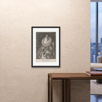 Orlonzo - FRAMED PRINT BLACK A1594x841cm ROOM