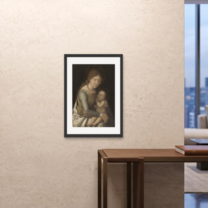 Orlonzo - FRAMED PRINT BLACK A1594x841cm ROOM