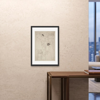 Orlonzo - FRAMED PRINT BLACK A1594x841cm ROOM