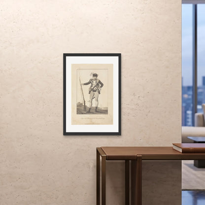 Orlonzo - FRAMED PRINT BLACK A1594x841cm ROOM