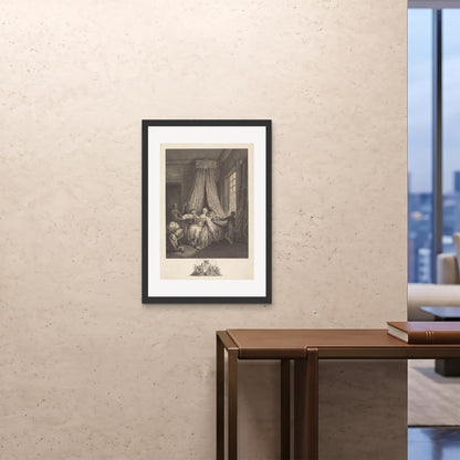Orlonzo - FRAMED PRINT BLACK A1594x841cm ROOM