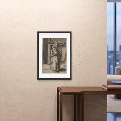 Orlonzo - FRAMED PRINT BLACK A1594x841cm ROOM