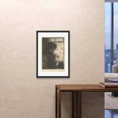 Orlonzo - FRAMED PRINT BLACK A1594x841cm ROOM