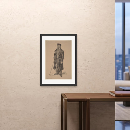 Orlonzo - FRAMED PRINT BLACK A1594x841cm ROOM