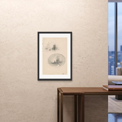 Orlonzo - FRAMED PRINT BLACK A1594x841cm ROOM