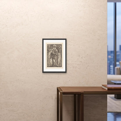 Orlonzo - FRAMED PRINT BLACK A242x594cm ROOM