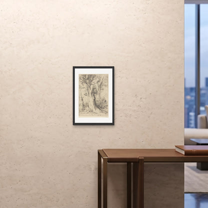 Orlonzo - FRAMED PRINT BLACK A242x594cm ROOM