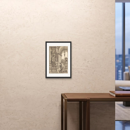 Orlonzo - FRAMED PRINT BLACK A242x594cm ROOM