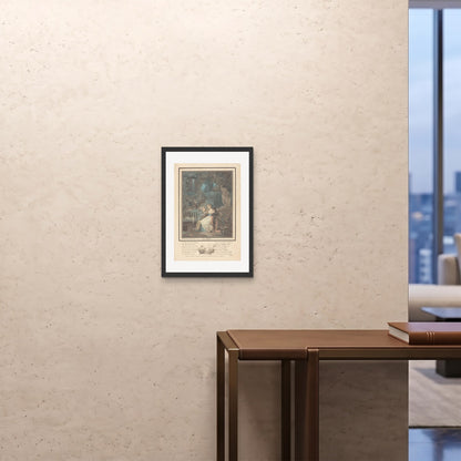 Orlonzo - FRAMED PRINT BLACK A242x594cm ROOM