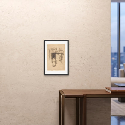 Orlonzo - FRAMED PRINT BLACK A242x594cm ROOM