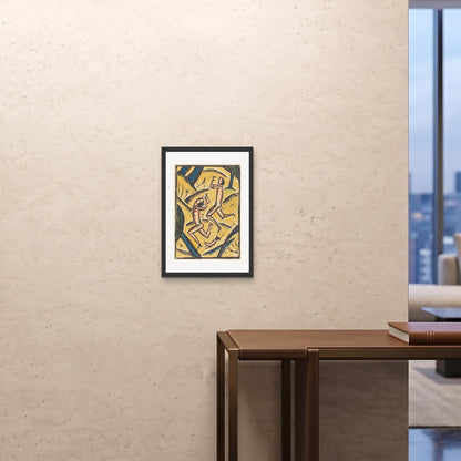 Orlonzo - FRAMED PRINT BLACK A242x594cm ROOM