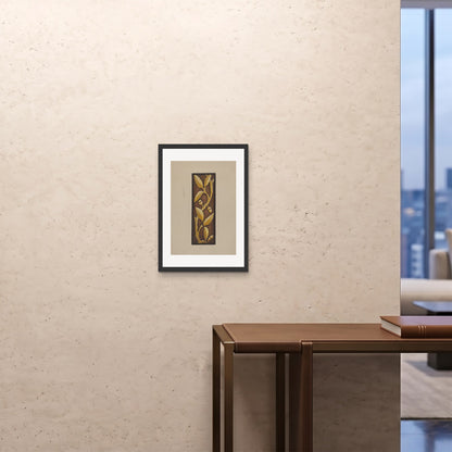 Orlonzo - FRAMED PRINT BLACK A242x594cm ROOM