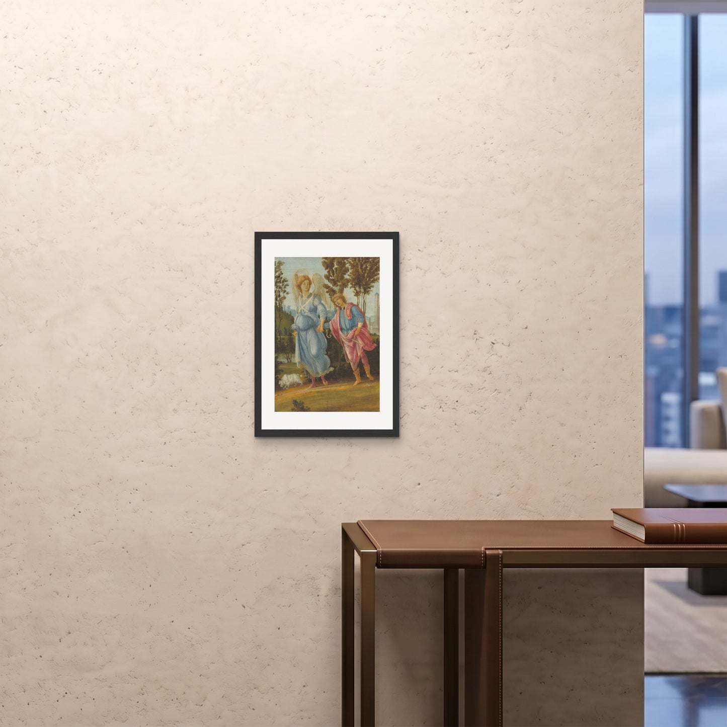 Orlonzo - FRAMED PRINT BLACK A242x594cm ROOM
