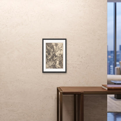 Orlonzo - FRAMED PRINT BLACK A242x594cm ROOM