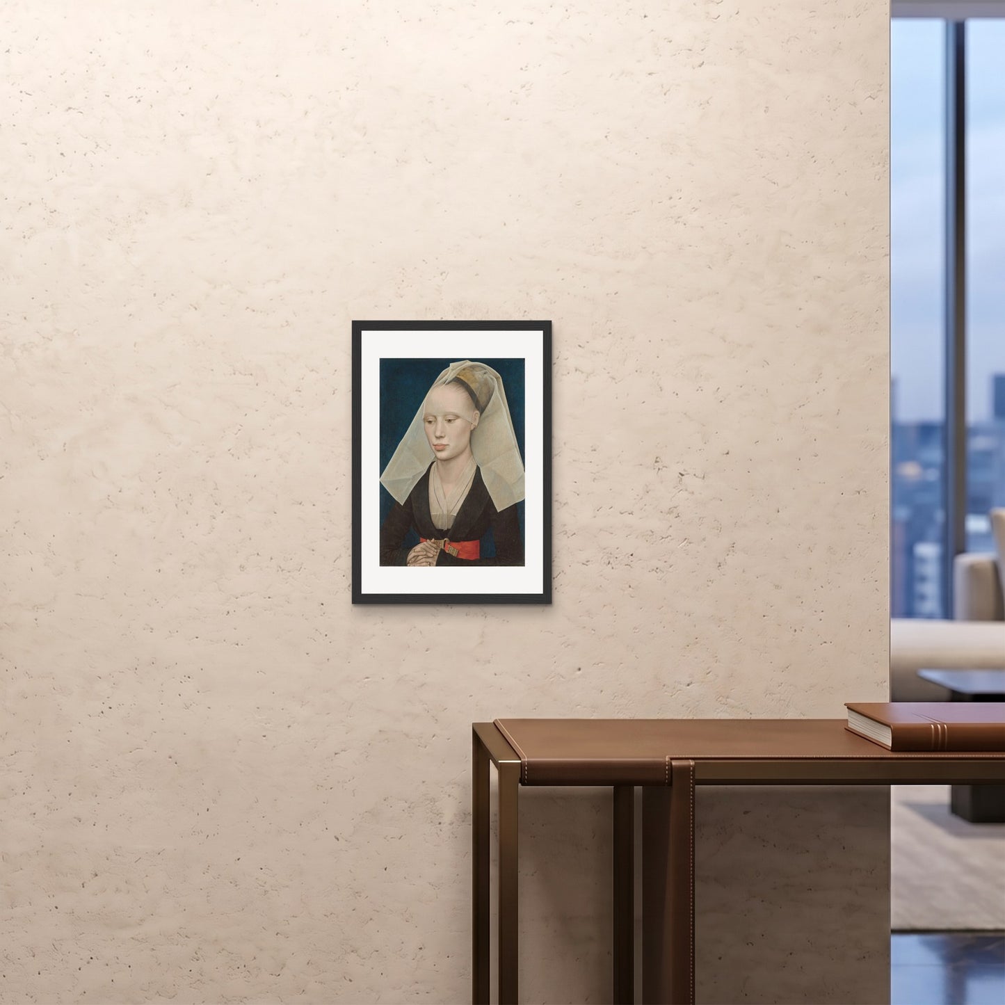 Orlonzo - FRAMED PRINT BLACK A242x594cm ROOM