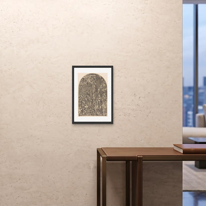 Orlonzo - FRAMED PRINT BLACK A242x594cm ROOM