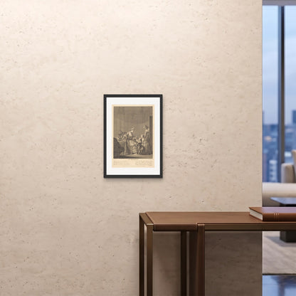 Orlonzo - FRAMED PRINT BLACK A242x594cm ROOM