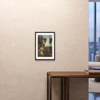 Orlonzo - FRAMED PRINT BLACK A242x594cm ROOM