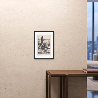 Orlonzo - FRAMED PRINT BLACK A242x594cm ROOM