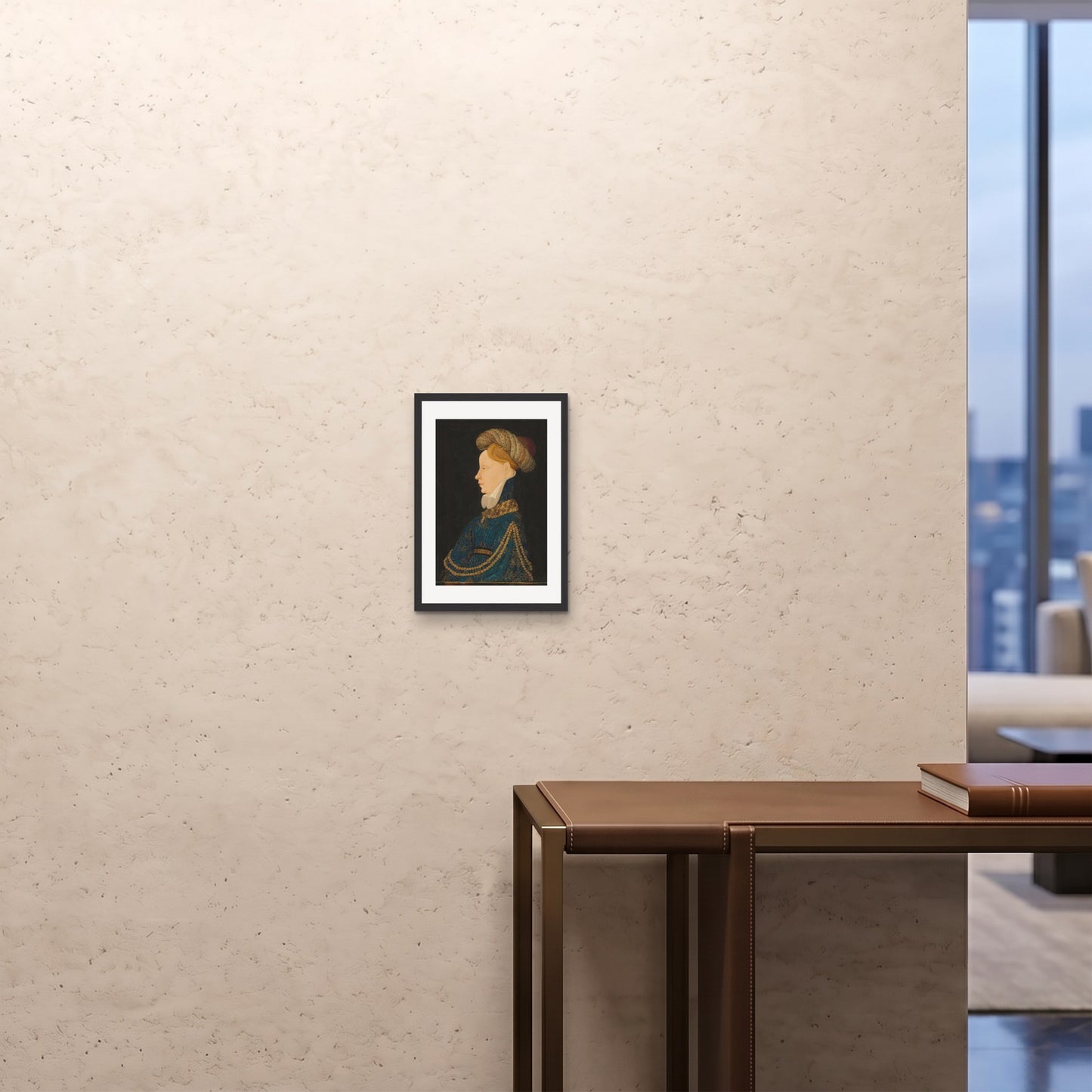 Orlonzo - FRAMED PRINT BLACK A3297x42cm ROOM