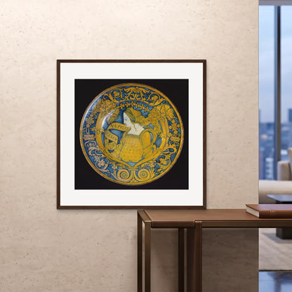 Orlonzo - FRAMED PRINT DARK WOOD 100100cm4040 ROOM