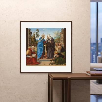 Orlonzo - FRAMED PRINT DARK WOOD 100100cm4040 ROOM