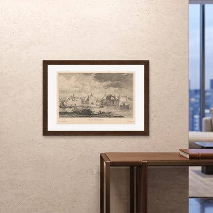 Orlonzo - FRAMED PRINT DARK WOOD 10070cm4028 ROOM