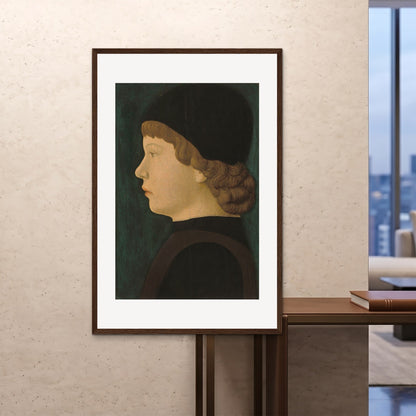 Orlonzo - FRAMED PRINT DARK WOOD 100x150cm40x60 ROOM