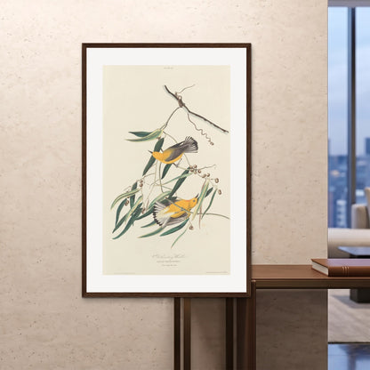 Orlonzo - FRAMED PRINT DARK WOOD 100x150cm40x60 ROOM