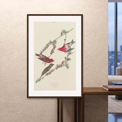Orlonzo - FRAMED PRINT DARK WOOD 100x150cm40x60 ROOM