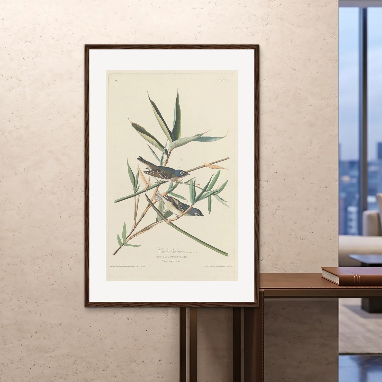 Orlonzo - FRAMED PRINT DARK WOOD 100x150cm40x60 ROOM