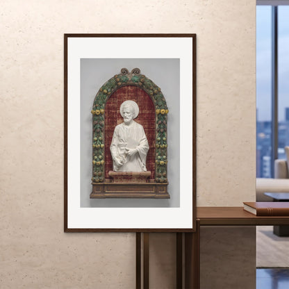 Orlonzo - FRAMED PRINT DARK WOOD 100x150cm40x60 ROOM
