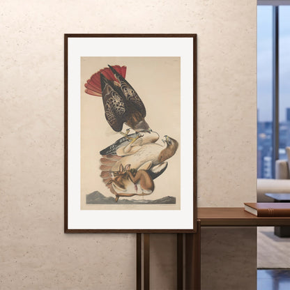 Orlonzo - FRAMED PRINT DARK WOOD 100x150cm40x60 ROOM