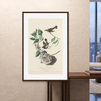 Orlonzo - FRAMED PRINT DARK WOOD 100x150cm40x60 ROOM