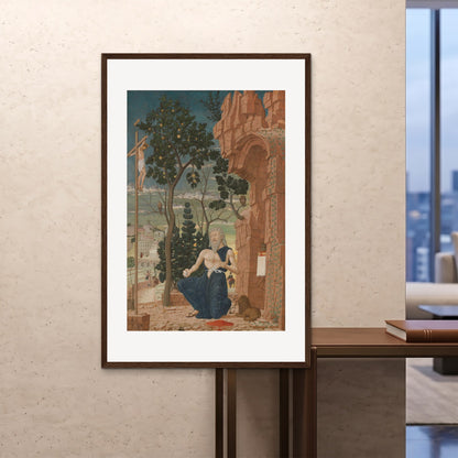 Orlonzo - FRAMED PRINT DARK WOOD 100x150cm40x60 ROOM