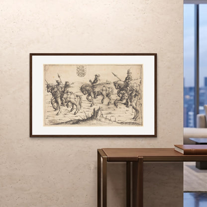 Orlonzo - FRAMED PRINT DARK WOOD 12080cm4832 ROOM