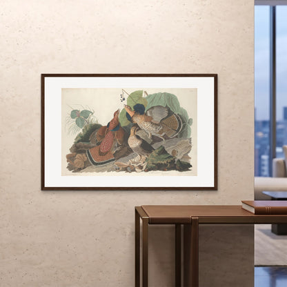 Orlonzo - FRAMED PRINT DARK WOOD 12080cm4832 ROOM