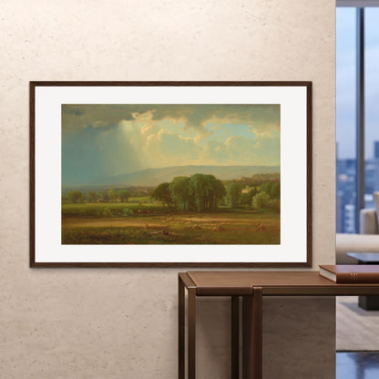 Orlonzo - FRAMED PRINT DARK WOOD 150100cm6040 ROOM