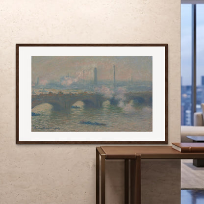 Orlonzo - FRAMED PRINT DARK WOOD 150100cm6040 ROOM