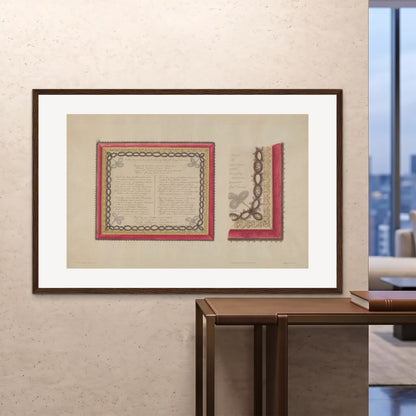Orlonzo - FRAMED PRINT DARK WOOD 150100cm6040 ROOM