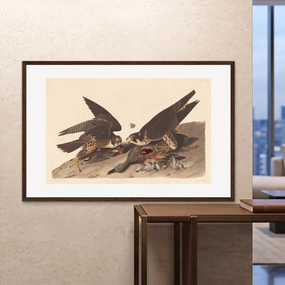 Orlonzo - FRAMED PRINT DARK WOOD 150100cm6040 ROOM