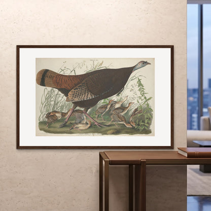 Orlonzo - FRAMED PRINT DARK WOOD 150100cm6040 ROOM