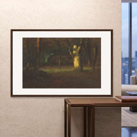 Orlonzo - FRAMED PRINT DARK WOOD 150100cm6040 ROOM